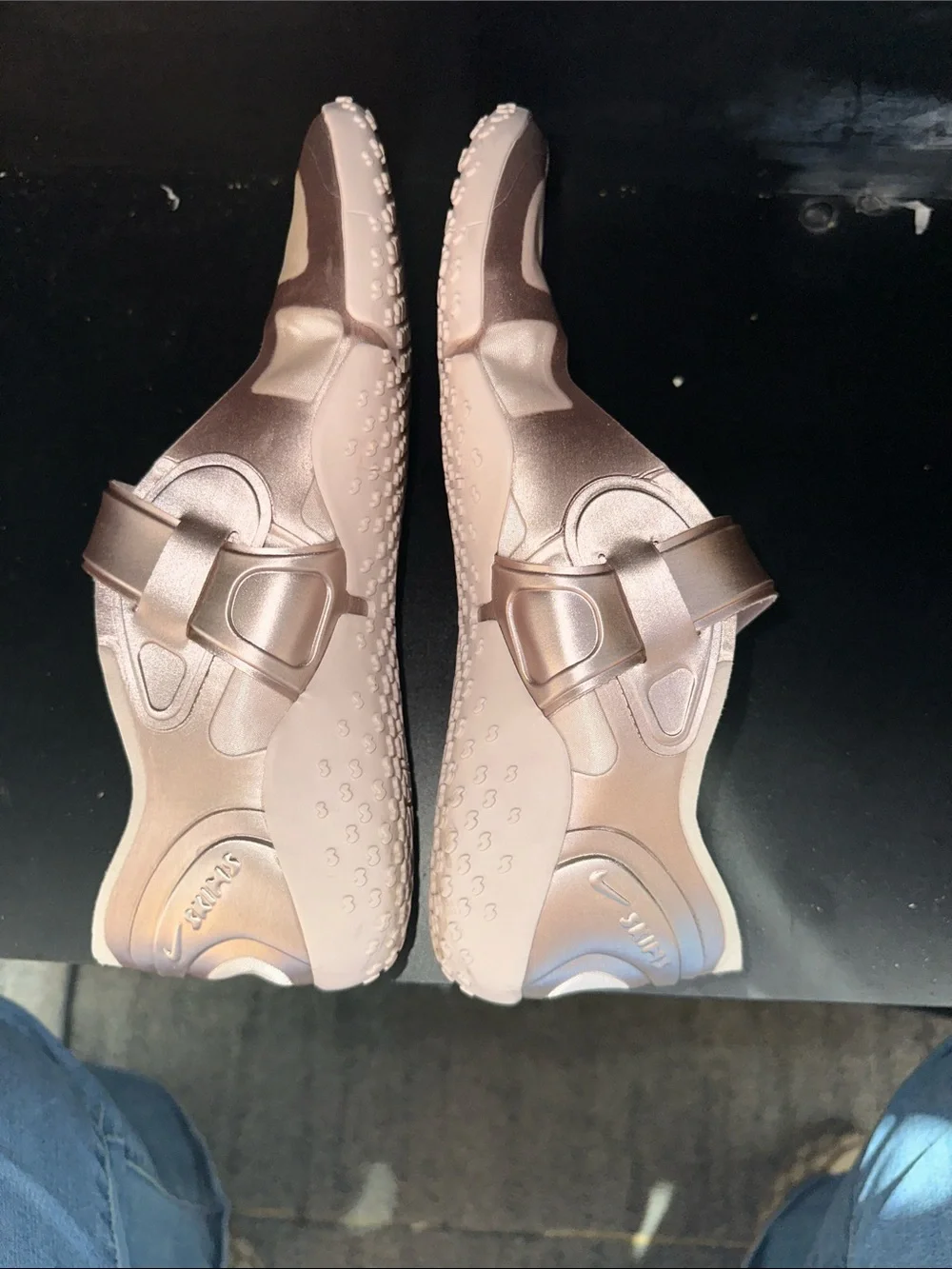 Nike Women’s Metallic Rose Mary Jane Sandals